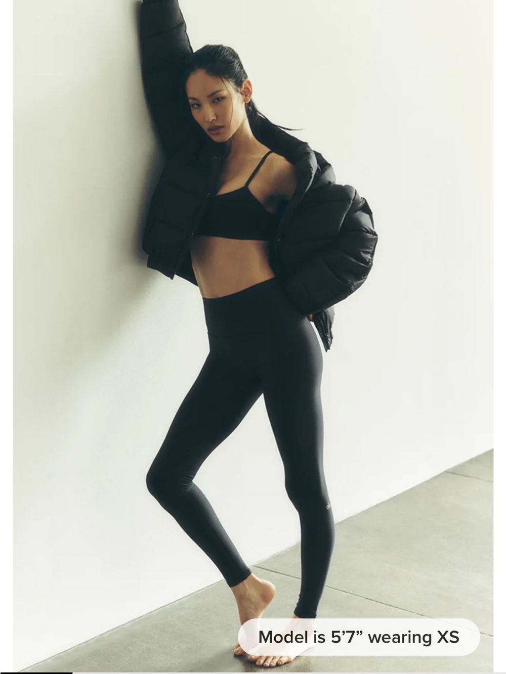 ALO Yoga Black Seamless High-Waist Leggings